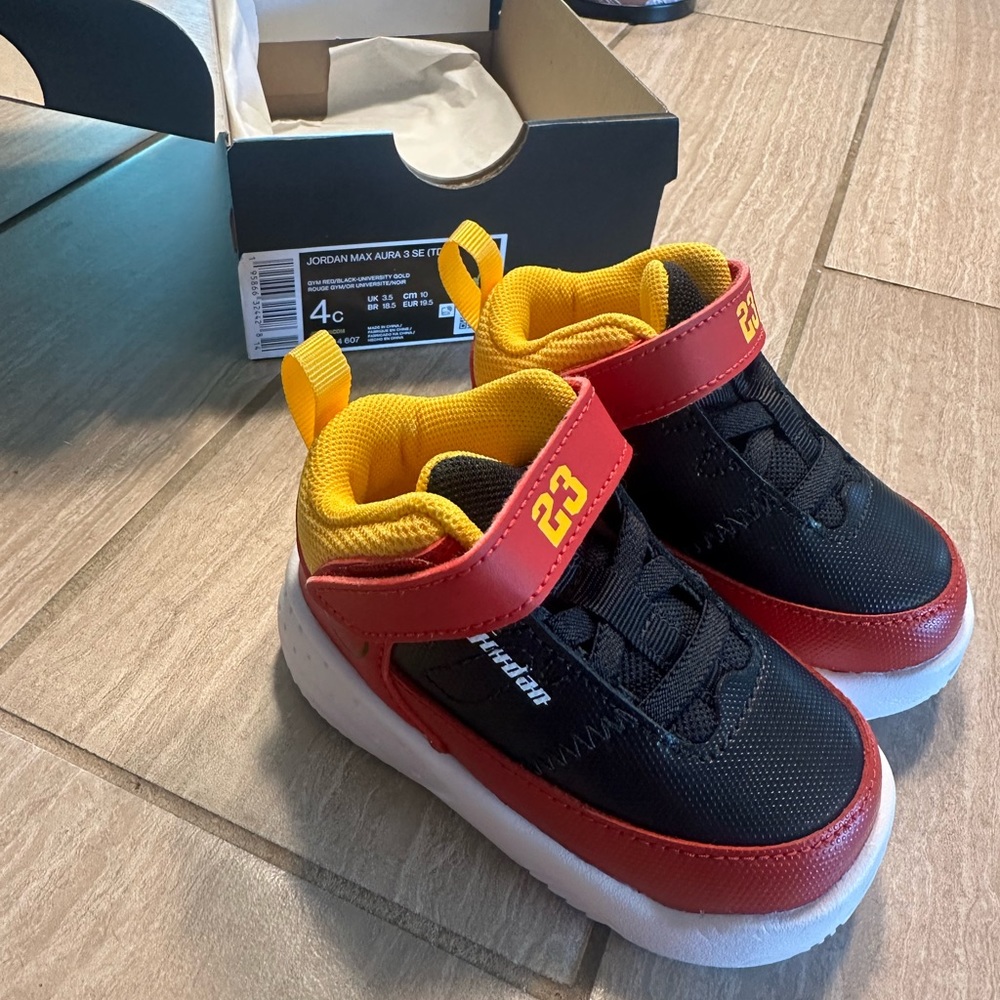 Brand new Kids Jordan’s, Size 4, Never Worn- still in the original box